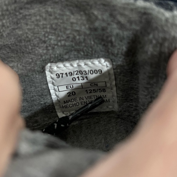 Zara Baby Boy Shoes Navy Boots EU SIZE 20/US SIZE 4.5 - Picture 6 of 8